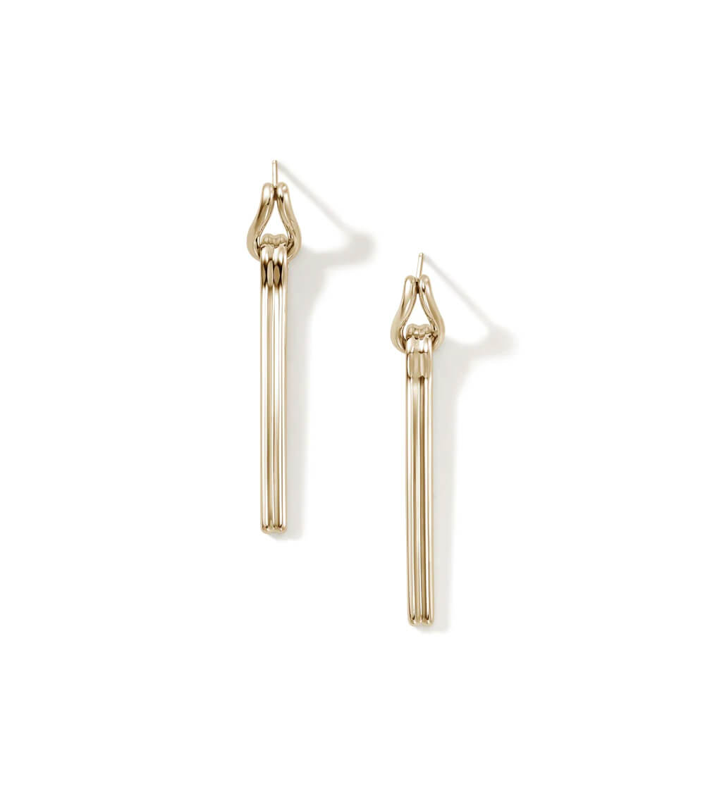 Arete Colgante Surf, Oro