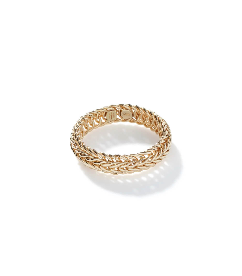 Anillo de Cadena Kami, Oro, 4.5 mm
