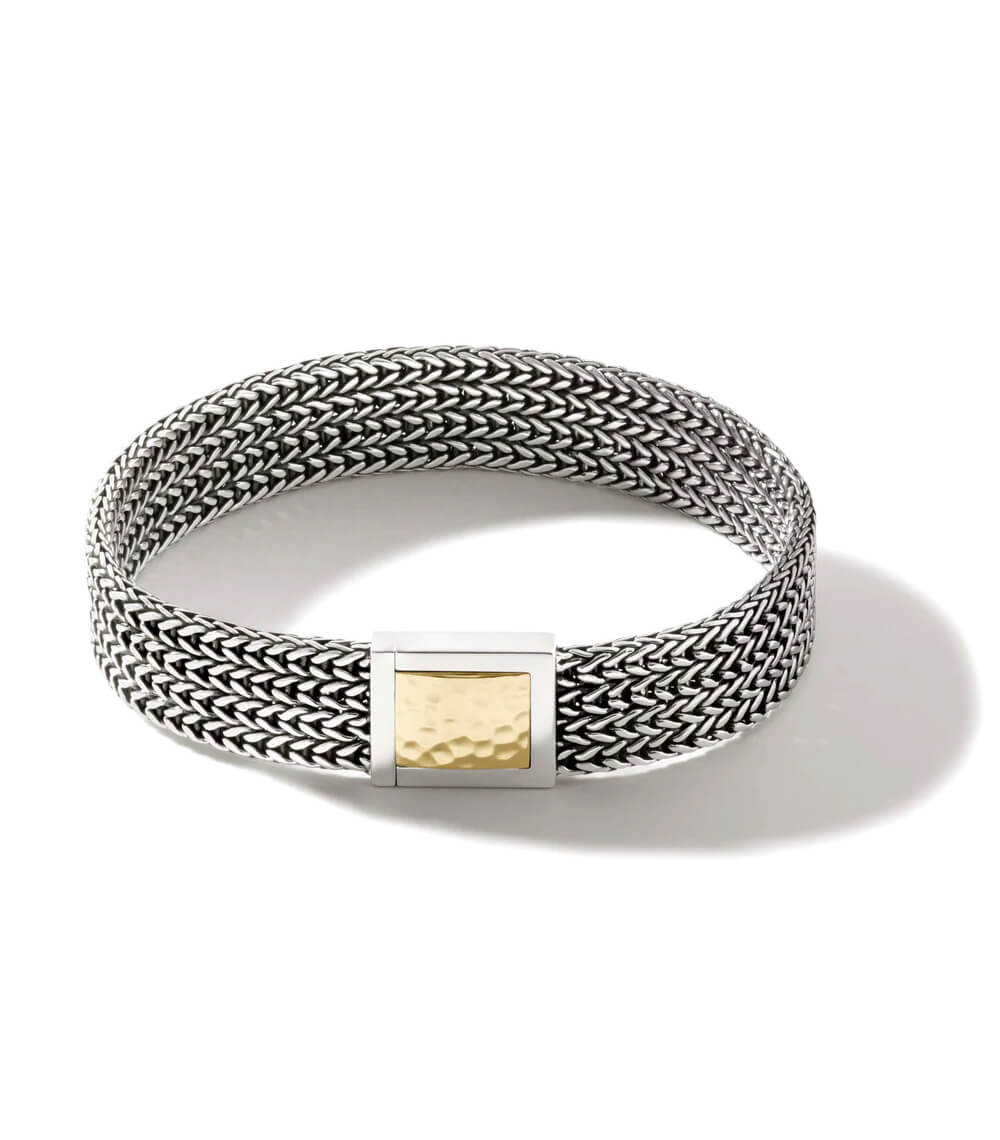Pulsera de Cadena Rata, Plata, Oro